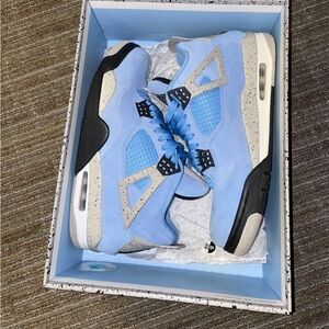 Jordan 4s UNC University Blue